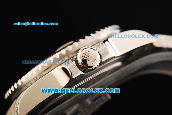 Rolex GMT-Master II Swiss ETA 2836 Automatic Movement Steel Diamond Case with Black Dial and Diamond Bezel-Steel Diamond Strap - Click Image to Close